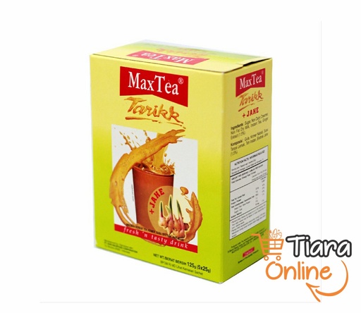 [1124574] MAX TEA TARIKK JAHE : 5X25 GR